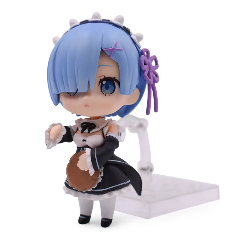 Re: жизнь в другом мире от Zero Rem Ram Nendoroid фигурка ПВХ игрушки Коллекция Модель Кукла для друзей подарки 9,5 см