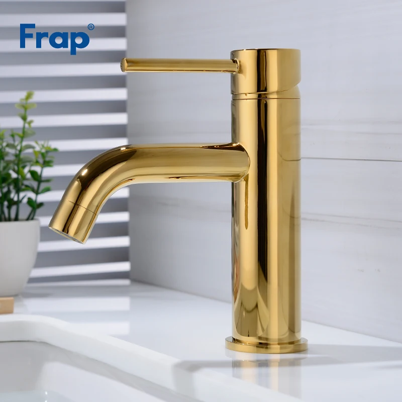 Frap новый роскошный смеситель для ванной комнаты холодной и горячей воды кран