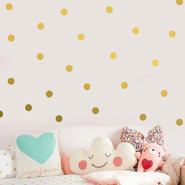 Special Price Gold Polka Dots Wall Sticker Removable Circle Round Wall Decal Artistic Design Wallpaper Mural For Kid Room Home Decoration Special Price Gold Polka Dots Wall Sticker Removable Circle Round Wall Decal Artistic Design Wallpaper Mural For Kid Room Home Decoration