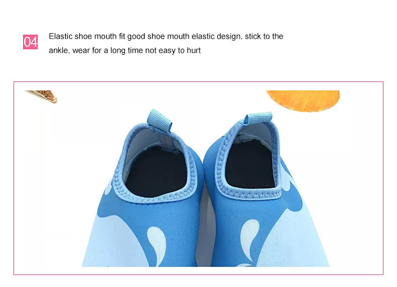 1 (11)Kids Quick Drying Wading Shoes Swim Water Footwear Barefoot LightWeight Aqua Socks For Kids' Sneakers Children Slippers