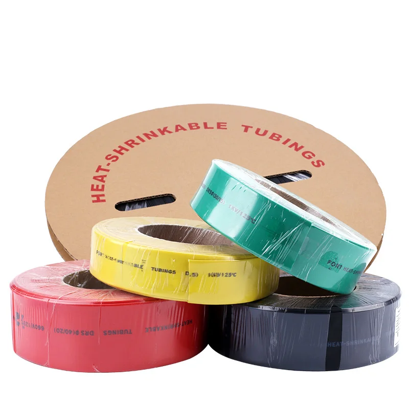 ELECALL Black Red Heat Shrink Tube Assortment Wrap Electrical Insulation Cable Tubing Polyolefin SGS ROHS 200m | Обустройство дома