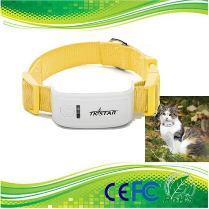 GPS трекер ET09 для домашних животных с ошейником кнопка включения/выключения