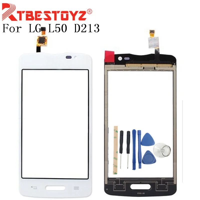 RTBESTOYZ оригинальный 4 0 &quotдля LG L50 D213 сенсорный экран дигитайзер внешнее стекло