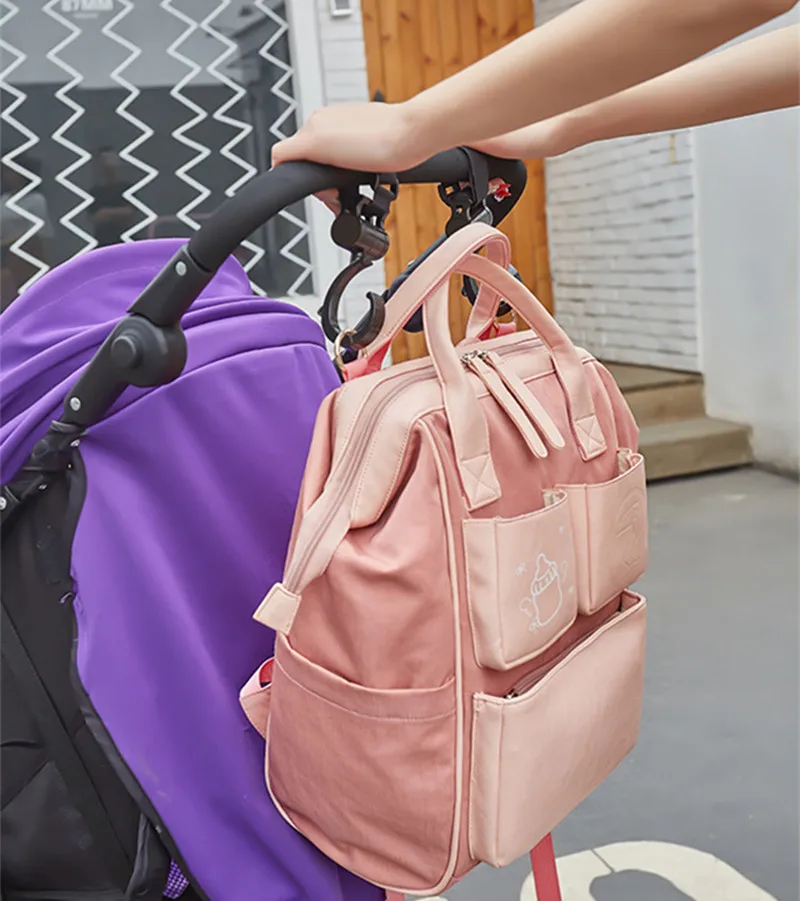 Baby Items Organizer Family Travel Bag Backpack Infant Stroller Bag For Kids Nappie for Baby Diaper for Mother Wet Shoulder Bags09