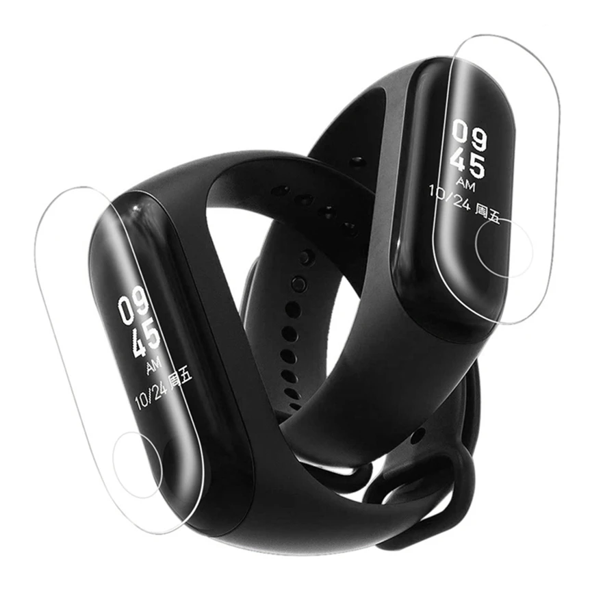Защитная пленка для браслета Xiaomi Band 3 2 мягкая полноэкранная смарт-часов Mi не