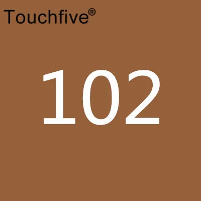 102 TOUCHFIVE опционально цвет соответствия искусство маркеры Кисть ручка эскиз на спиртовой основе маркеры двойная головка манга ручки для рисования товары для рукоделия - Цвет: 102