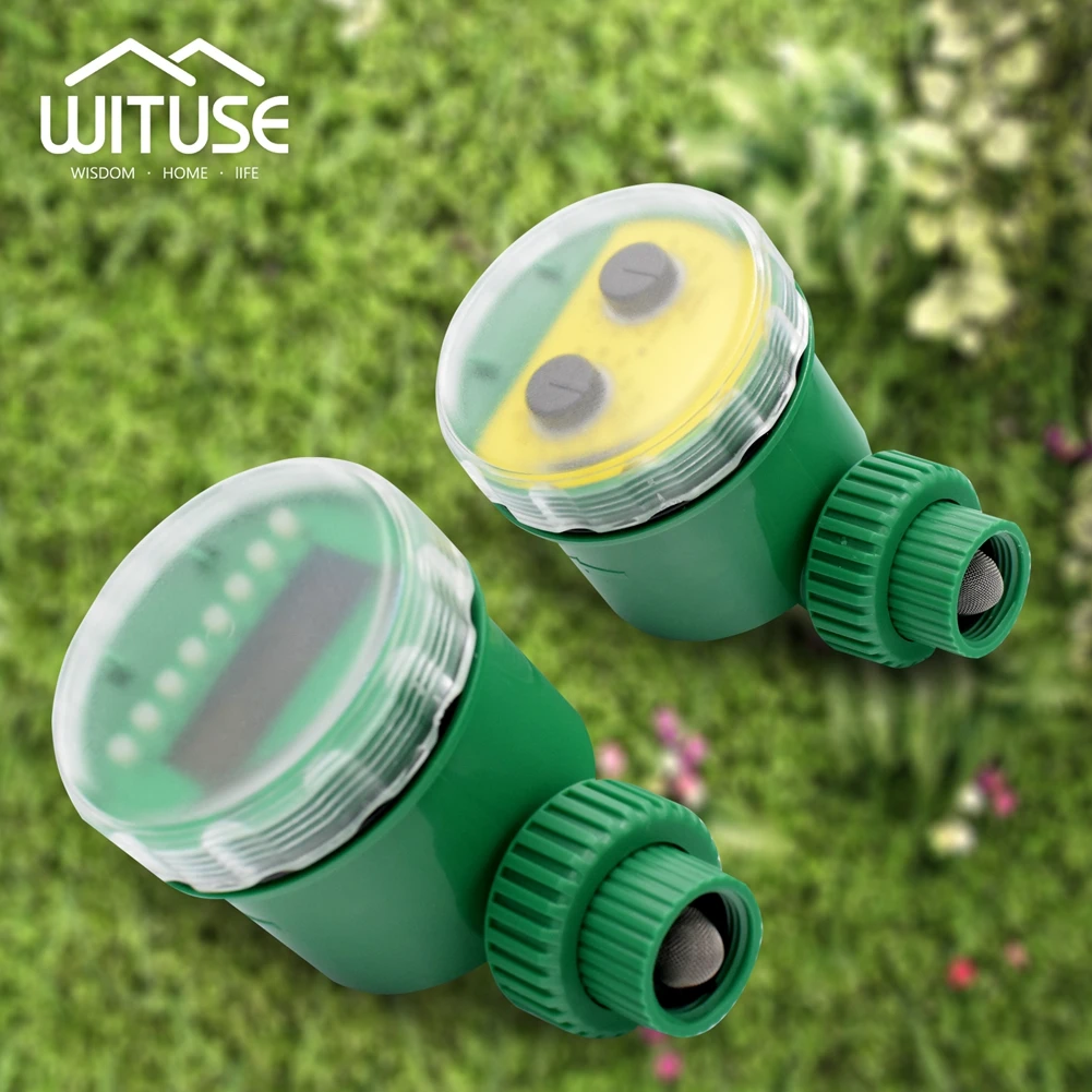 WITUSE New Electronic Water Timer Garden Solenoid Valve Irrigation Timer Sprinkler Controller For Electronic Sprinkler System