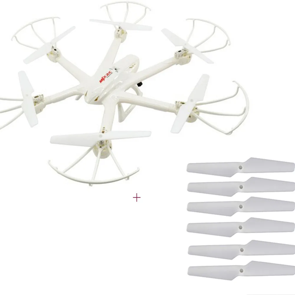 

F15066-D White MJX X600 2.4G 3D Roll FPV Wifi Helicopter RC Drone Quadcopter UFO No Camera with Extra Props FS
