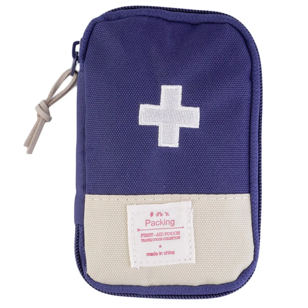 Mini vacías de camping al aire libre kit de primeros auxilios de emergencia de bolsa de medicina de emergencia drogas médico portátil paquete 3 colores opcionales