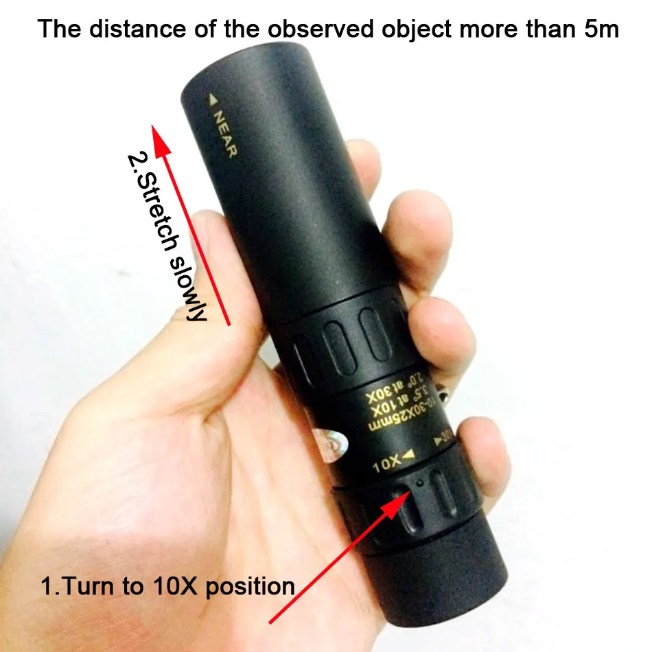 HD Original 10-30x25 Zoom Phone Telescope Mobile Lens Monocular high quality Telescope Hunting Optical Prism Scope With tripod