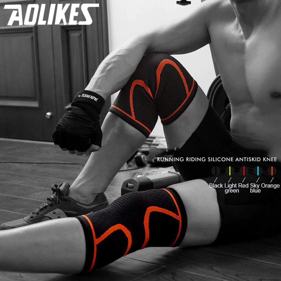 Knee Pad Support Sleeve Brace AOLIKES 1Pc