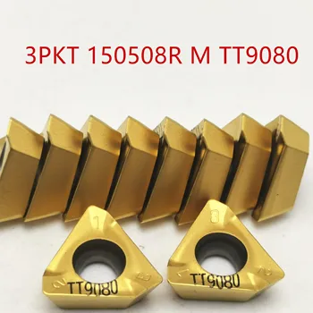 

Carbide insert External turning tool 3PKT150508 M TT9080 CNC lathe tool high quality 3pkt 150508 CVD+PVD Milling tool Hard Alloy