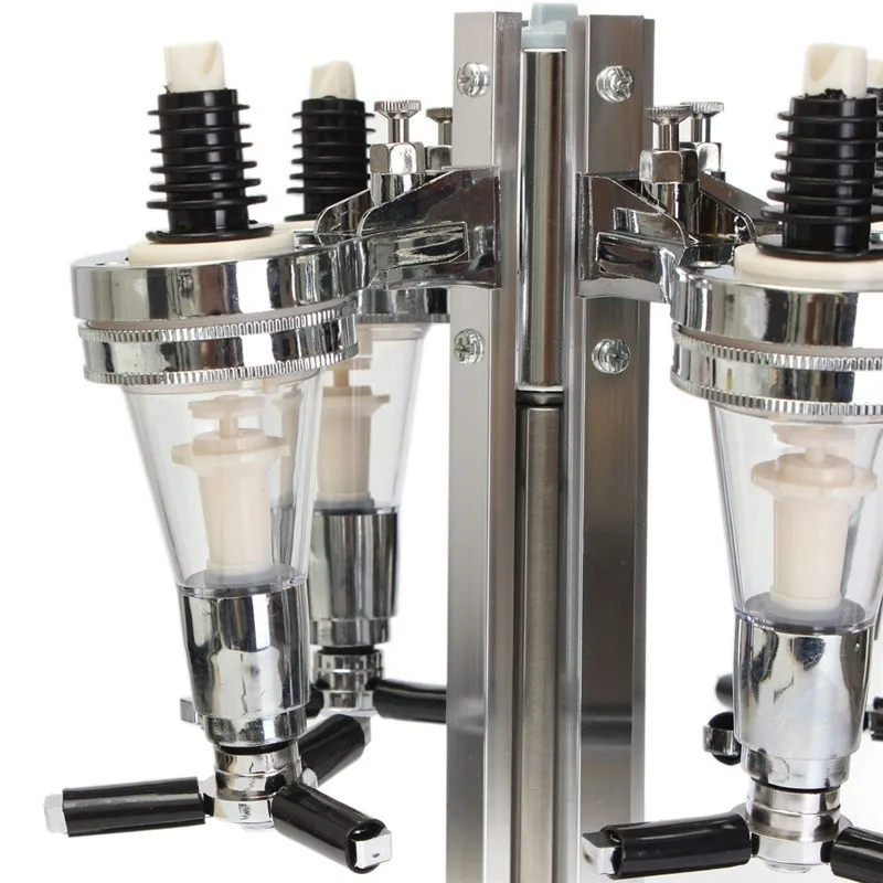 4-Heads-Rotary-Stainless-Steel-Wine-Juice-Cocktail-Stand-Drinks-Optics-Dispenser-Holder-For-Bar-Butler (5)