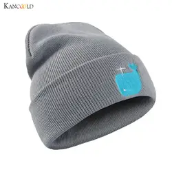 Новые модные зимние Для женщин Hat Skullies шапочки Теплая шапка вязаная с милым принтом Кепки Шапки для женщин шапочки Теплый Кепки мягкие