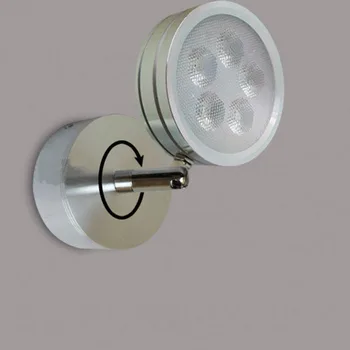 

4pcs/lot Modern 3W LED Wall Lights Spotlight Bedside Reading Lamp Adjustable