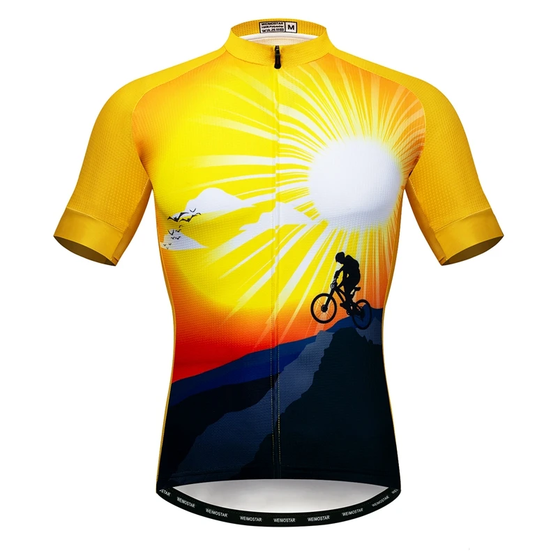 Weimostar велосипедная рубашка для мужчин с коротким рукавом MTB Майо Ropa Ciclismo