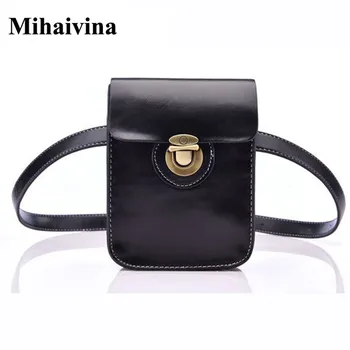 

Mihaivina Women Waist Pack Casual Female Small Belt Bag Fashion Women Waist Packs Fanny Pack Phone Pouch Bags Bolosa