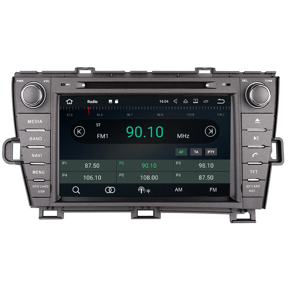 

8 inch Android9.0 Car DVD for Toyota Prius dvd Left hand right hand Radio 4G modem WIFI prius android optional DSP