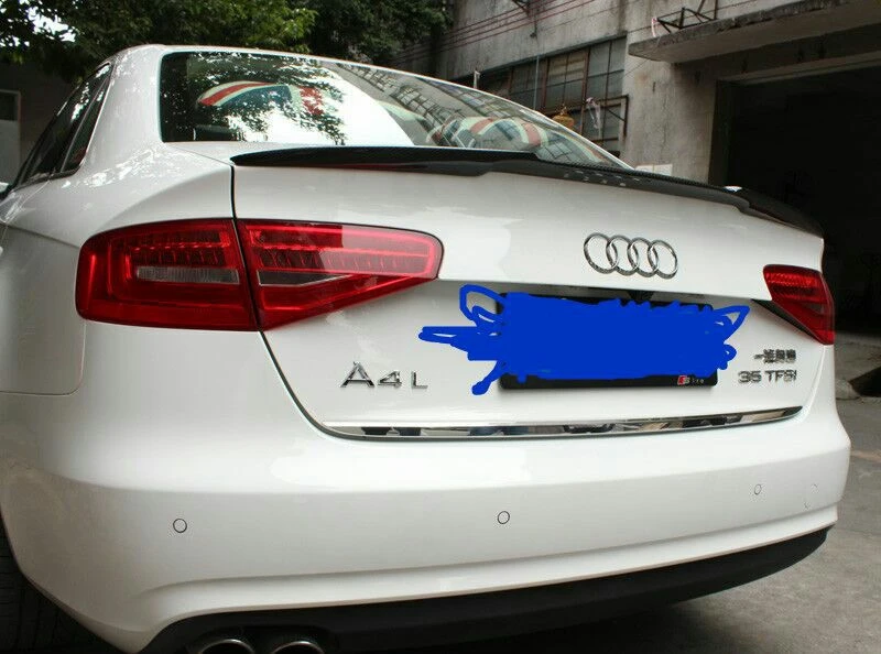 Car Styling Carbon Fiber Material Rear Spoiler Tail Trunk