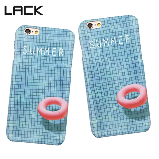 LACK Summer Cool Swimming Pool Life Buoy Case For iphone 6 Case For