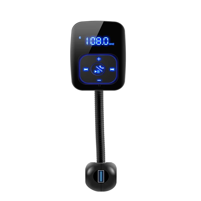 

New Bluetooth FM Transmitter Car MP3 Music & Talking Audio Car Kit Cigarette Lighter LED Display CSL2018