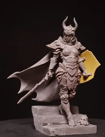

[tuskmodel]resin bust unassembled resin model kits (incloud base)S75002