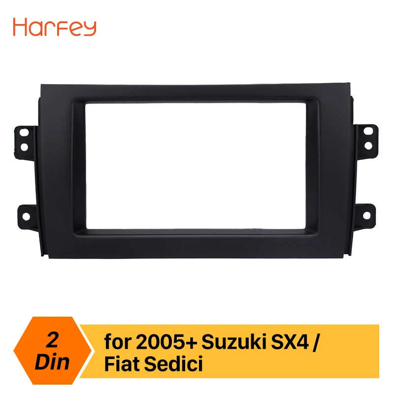 Рамка Harfey 2Din для 2005 + Fiat Sedici 2007-2013 Suzuki SX4 установка автомагнитолы комплект