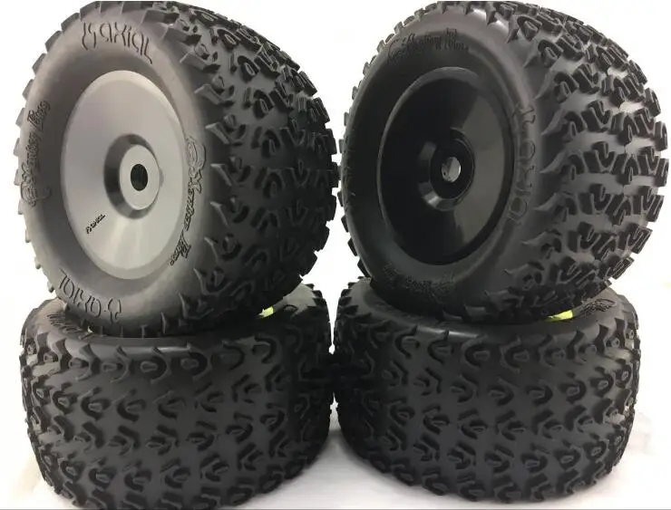 Набор колесных шин 4 шт. для HPI RACING 1/8 Truck rc Car SAVAGE XL 6 AGGRESSORS Axial Brand|Детали и
