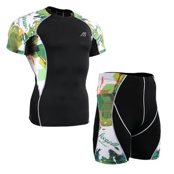 

Life on track Men's Sportswear Tracksuits Running Suit Male Set Skin-Tight Gym Training Workout Fitness Yoga Clothing Set