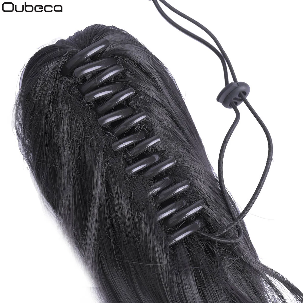 Oubeca 8 inch Synthetic Claw Straight Ponytail Hairpiece Short Drawstring Pony Tail Hair Piece Clip In Hair Extensions For Women Oubeca 8 inch Synthetic Claw Straight Ponytail Hairpiece Short Drawstring Pony Tail Hair Piece Clip In Hair Extensions For Women