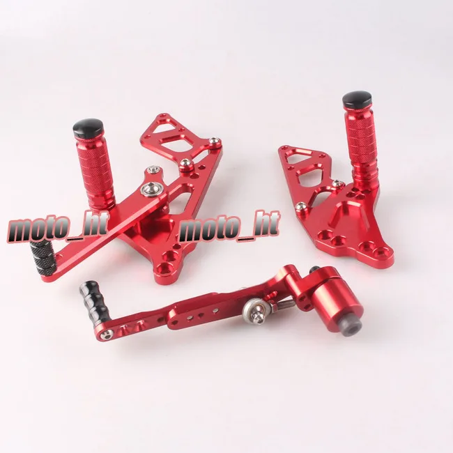 Cnc Motorcycle Adjustable Rearset Rear Set Footpegs Foot Pegs For