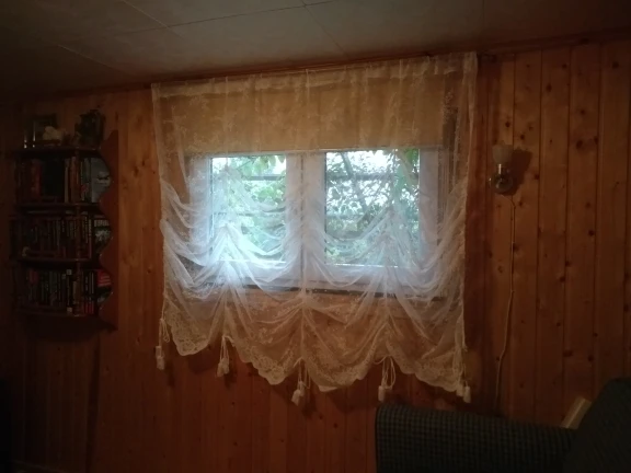 Однопанельная оконная занавеска белая готовая прозрачная занавеска для кухни вышитая Тюлевая занавеска s для гостиной регулируемая высота
