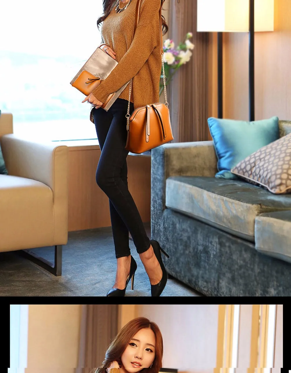 4 Pcs Handbag+Messenger Bag+Purse+Wallet Women Luxury ShoulderBags High Quality PU Leather Top-handle Crossboday Bags Set TTOS (5)