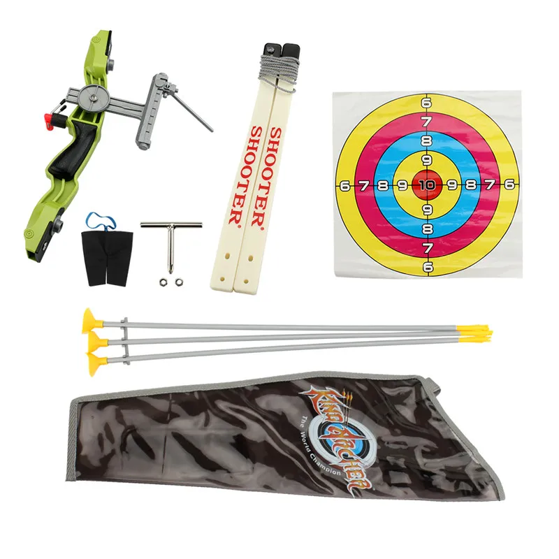 1:1.8 Hunting Shooting Safety Suction Cup Simulation Bow And Arrow Set Special Composite Material Toy Swords Aged 7-14 Years