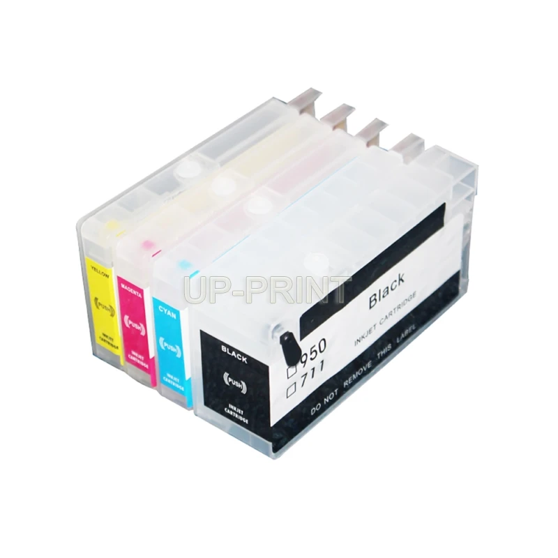 UP 1set Refillable ink cartridge compatible for HP955 955XL for HP Officejet Pro 8216 8710 8720