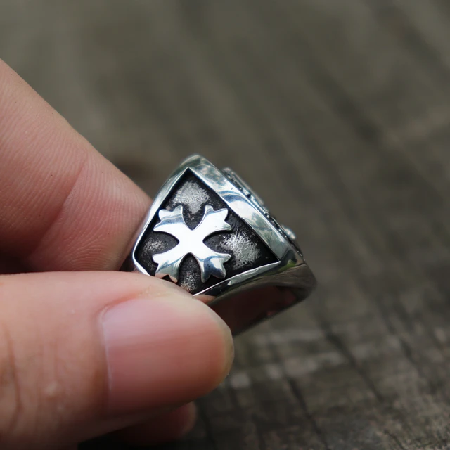 Bague templier saint michael