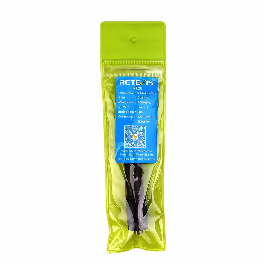 Retevis 2шт антенна VHF UHF Двухдиапазонная SMA F для Kenwood BAOFENG UV 5R 82 H777 TYT HYT рация Ham Радио