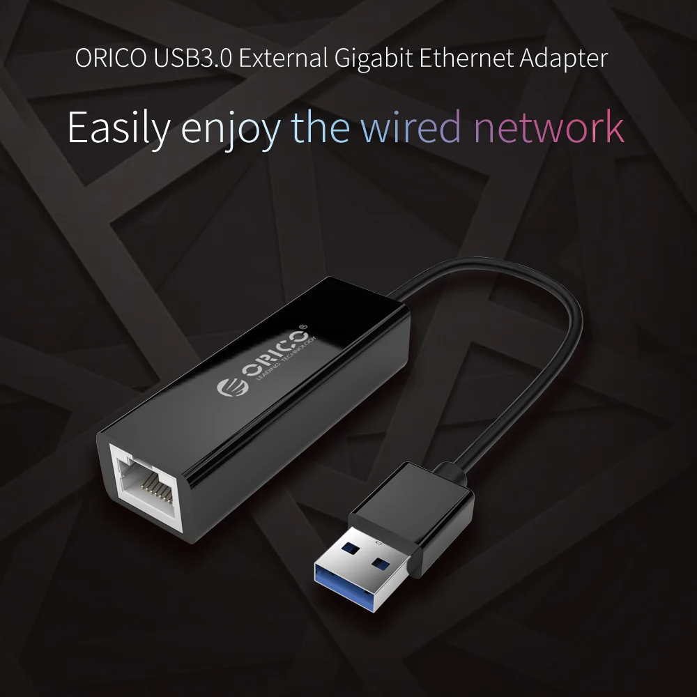 USB Ethernet адаптер ORICO 3 0 сетевая карта в RJ45 Lan гигабитный Интернет для ноутбуков ПК