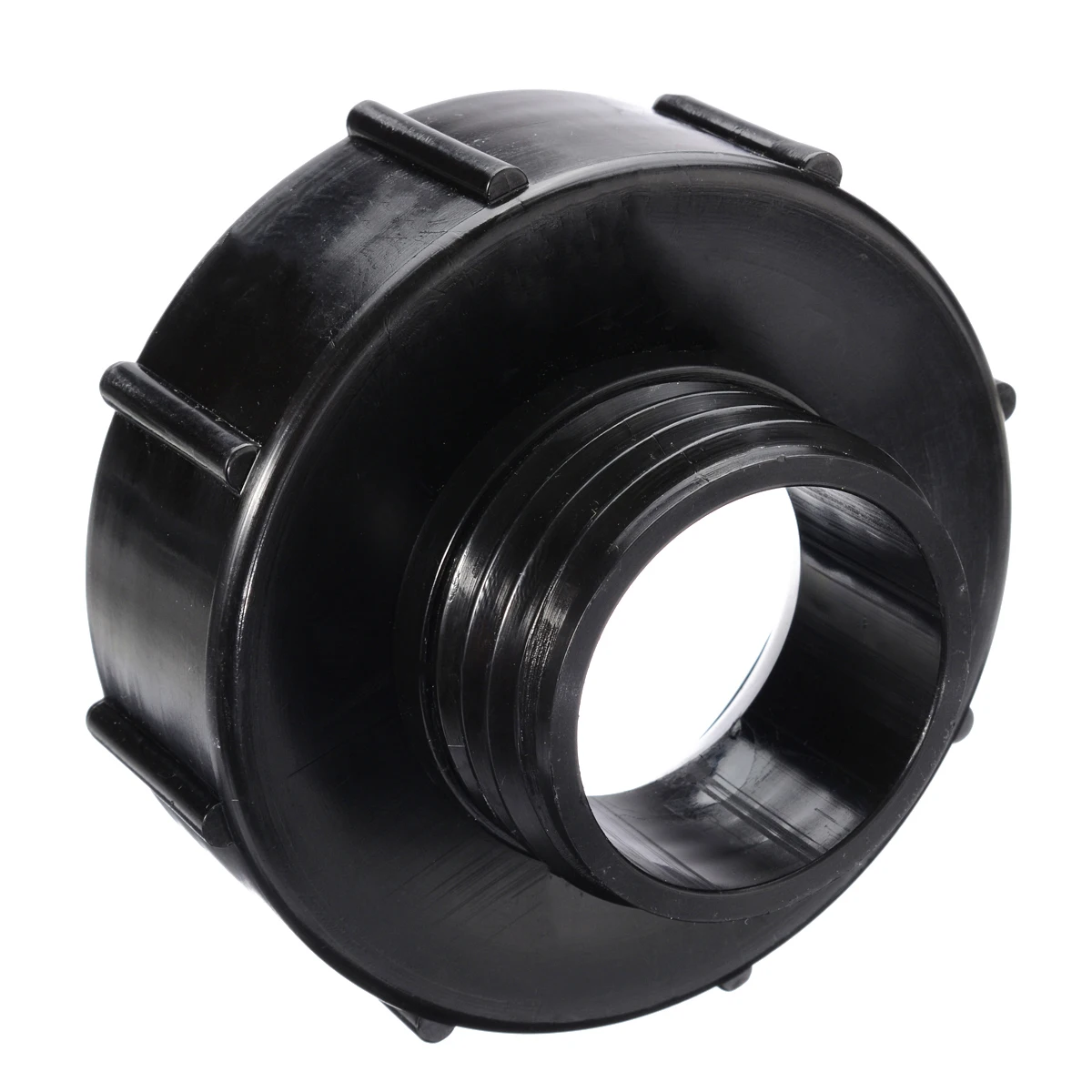 IBC Adapter S100x8 to Reduce S60x6 IBC Tank Connector Adapter Replacement Garden Water Connectors Black