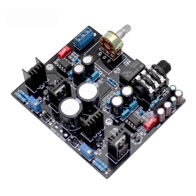TPA6120A NE5534 Headphone Amplifier Board UPC1237 Protective Circuit for 32-600 ohm Audio Amplifiers speaker G9-007 TPA6120A NE5534 Headphone Amplifier Board UPC1237 Protective Circuit for 32-600 ohm Audio Amplifiers speaker G9-007
