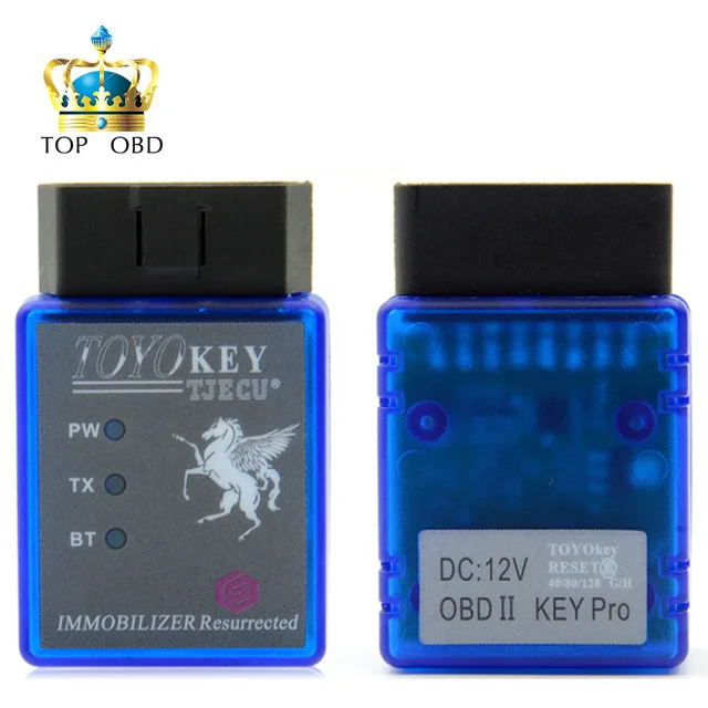 

2019 TOYOKEY Toyokey OBDII Key Pro Work with Mini CN900 or Mini 900 Support G H and 8A Chip All Key Lost