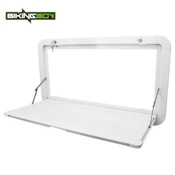 

BIKINGBOY RV Caravan Camper Vans Karavan Picnic Folding External Table Mobile home Pop Tops Motorhome Boat Aluminium 800x450 mm