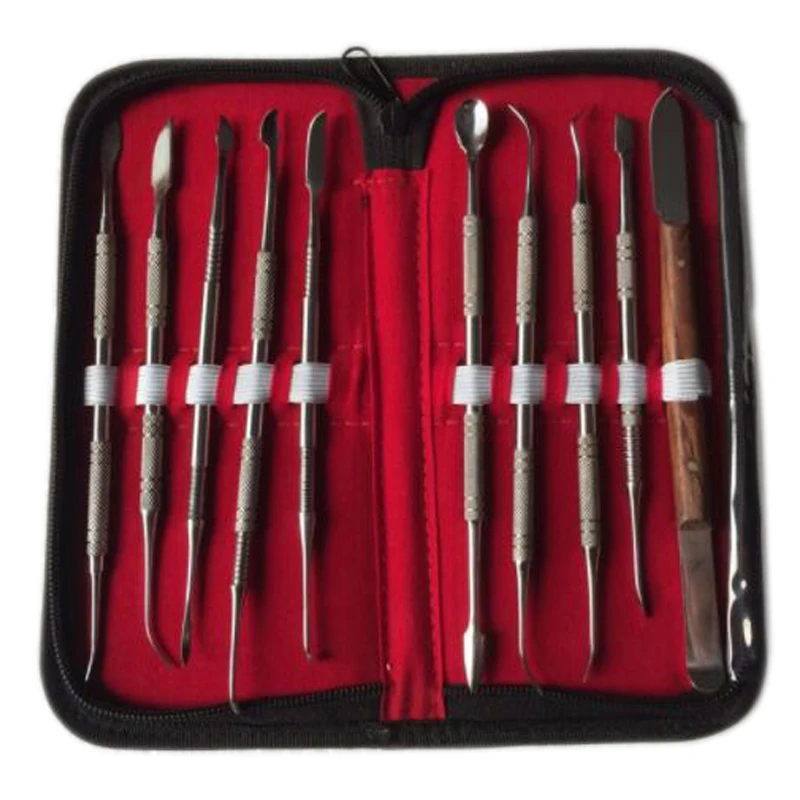 Dental Equipment Wax Carving Tools Set Surgical Dentist Sculpture Knife