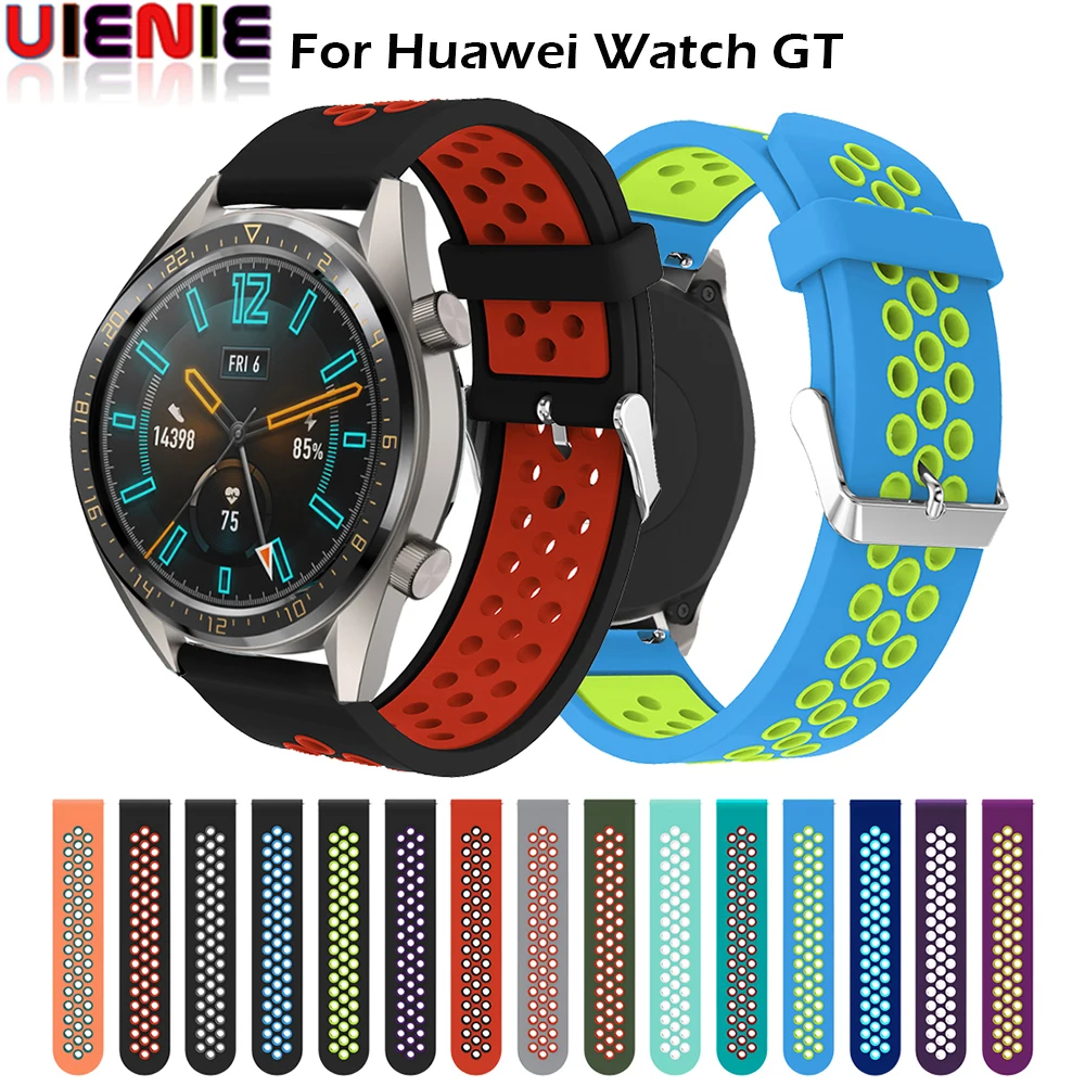 Силиконовый ремешок для смарт-часов Xiaomi Huami Amazfit Stratos 2 Pace 22 мм спортивный Samsung Gear S3