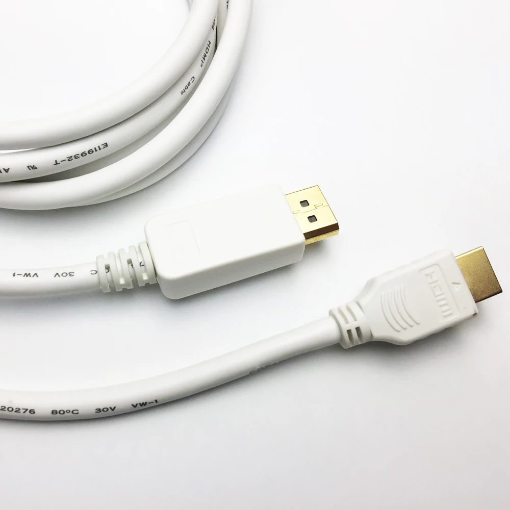 Премиум Кабель DP HDMI 1080P Displayport к HDTV кабель для NVDIA HP Dell Asus Lenovo ПК ноутбука in