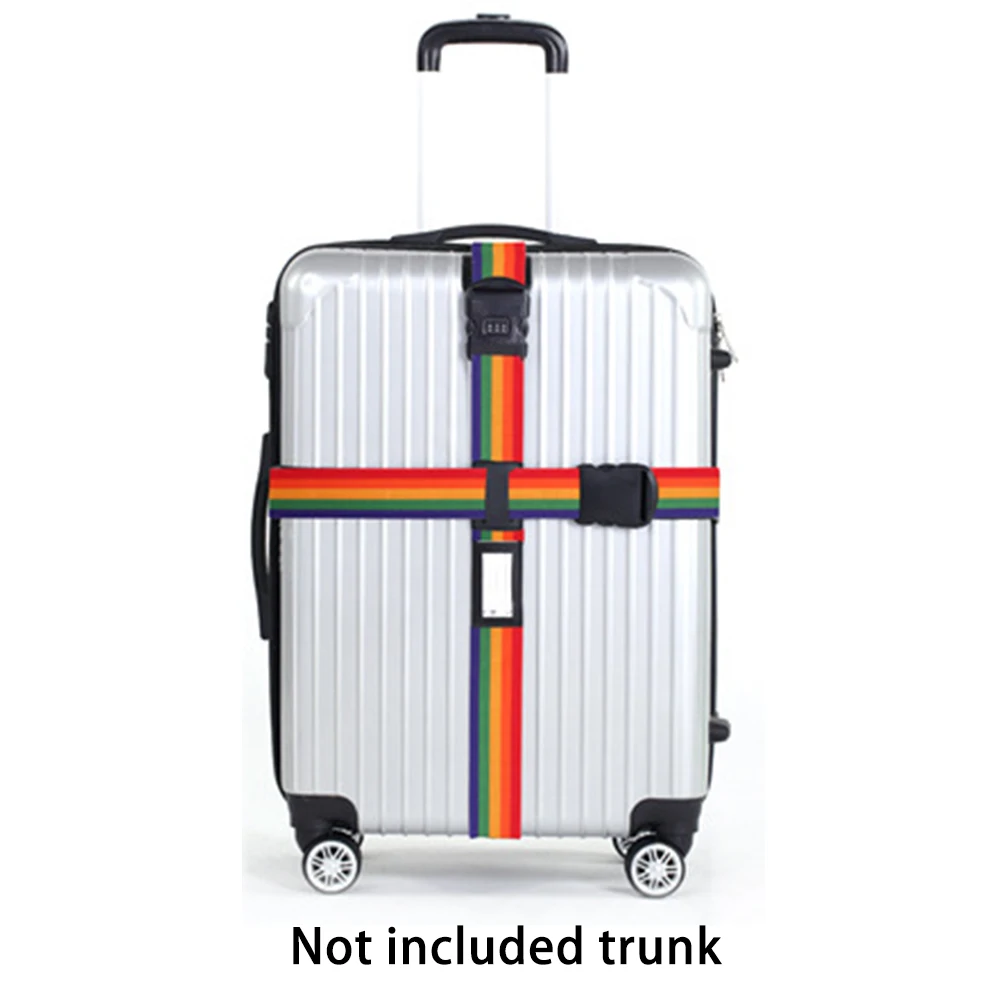 Cross Strap Buckle with 3 Digits Password Locks for Luggage Packing Belts |