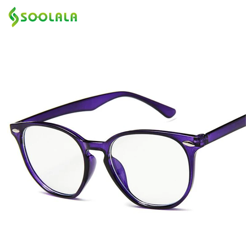 SOOLALA Anti Blue Light Blocking Glasses Men Women Clear Regular Computer Gaming SleepingBetter Blue Light Filter Glasses