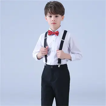 

High Quality Children's Costumes Boys Shirts Pants Sets Pupils Uniforms Boys Trousers Chorus Performances Long