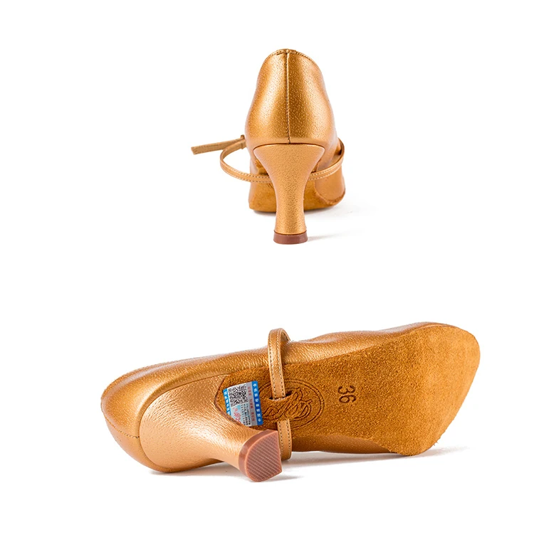 20161103_131734_057Dance shoes Women shoe Latin shoes Soft Bottom Genuine Leather Sports shoes BD 125 Modern Jazz Soft wear-resistant