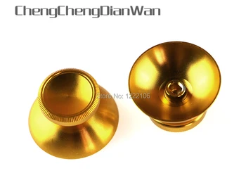 

ChengChengDianWan 2pcs=1pair Aluminum Metal Joystick Cap thumb stick for ps3 playstation Controller cap mushroom
